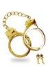 Taboom Luxury BDSM Handcuffs Gold Plated