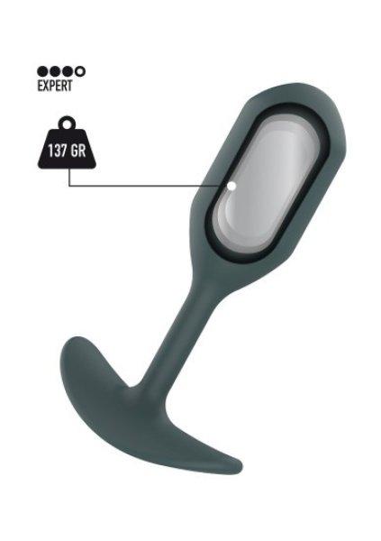 ToyJoy Buttocks The Athlete Weighted Plug Grey