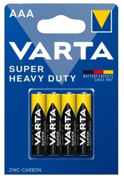 Varta Super Heavy Duty Féltartós Mikro Elem AAA B4 