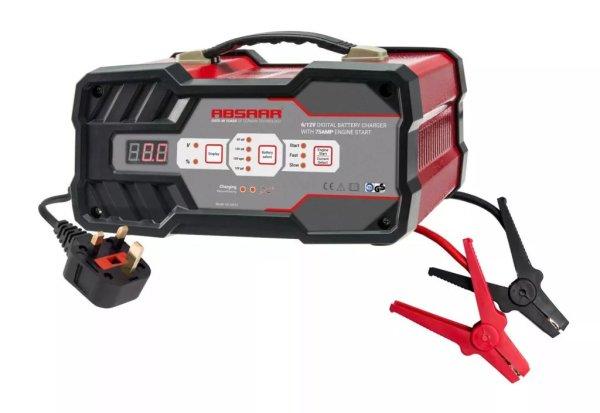 Akkumulátortöltő – Absaar AB-JS012 (370635614) – 12A, 6–12V,
indításrásegítő funkcióval