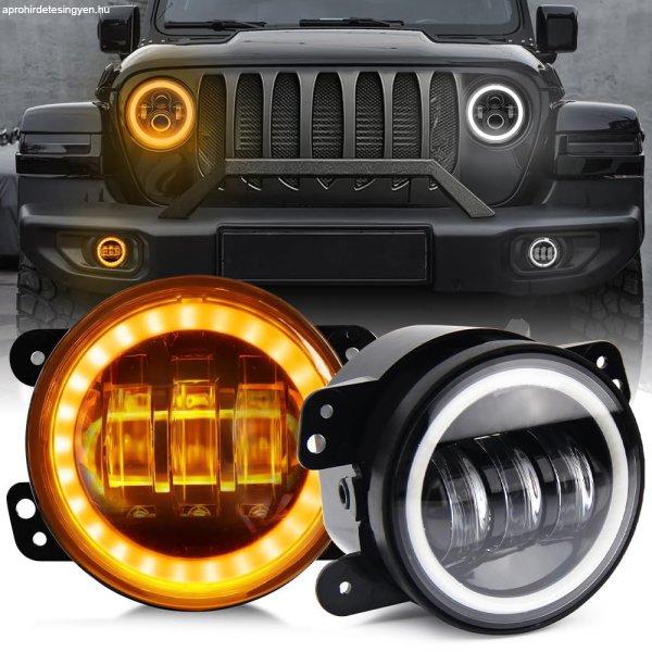  E jellel ellátott LED-es nappali menetfény és ködlámpa szett – 90 cm,
12V, index funkcióval
