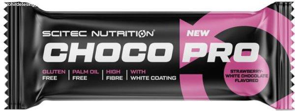 SciTec Choco Pro 50g strawberry white chocolate