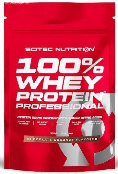 SciTec 100% Whey Protein Professional 500g csokoládé-kókusz