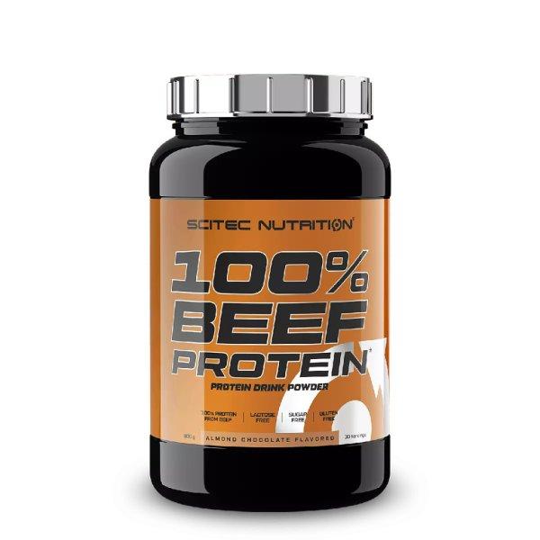 SciTec 100% Beef Protein 900g mandulás csokoládé