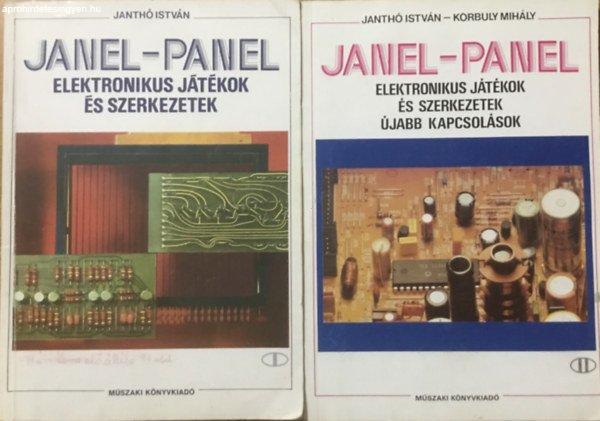 Janel-Panel: Elektronikus játékok és szerkezetek+ Újabb kapcsolások (2
kötet) - Janthó István, Korbuly Mihály