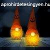 Halloween-i LED-es man - poliszter - 20 cm - 2 fle