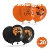 Halloween-i lufi szett - 6 fle - 20 db / csomag