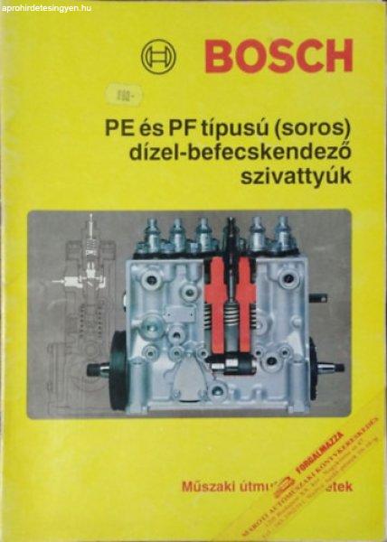 PE és PF típusú (soros) dízel-befecskendező szivattyúk - 