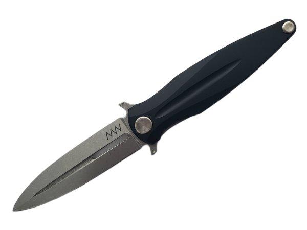 ANV Z400 BB – Sleipner Stonewash, Dural Black kés