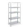 Intenso horganyzott acl polc- 150 x 75 x 30 cm (5 polc) 