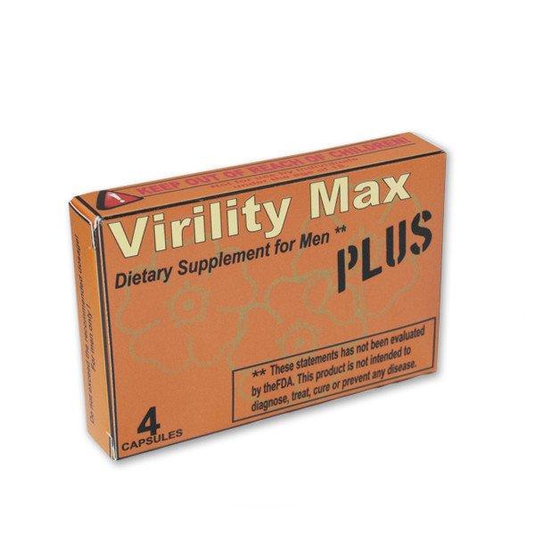 Virility Max Plus - étrend-kiegészítő kapszula férfiaknak (4db)
