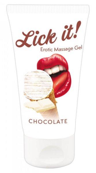 Lick it! - 2in1 ehető síkosító - fehércsoki (50 ml)