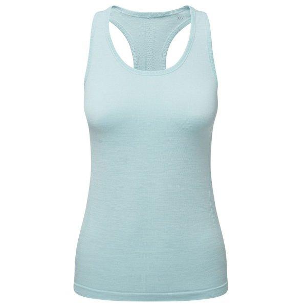 TriDri® Női varrás nélküli sport trikó 3D Fit - Égszínkék melír | M