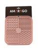 Amarago lick mat square 20x20cm - Ngyzet rzsaszn