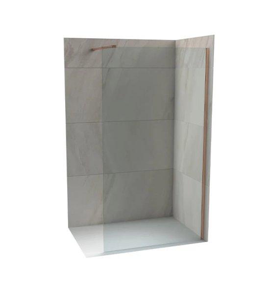 Walk-in zuhanyfal COPEN MONTE 1000x2000 mm víztiszta üveg, 8 mm,rose gold