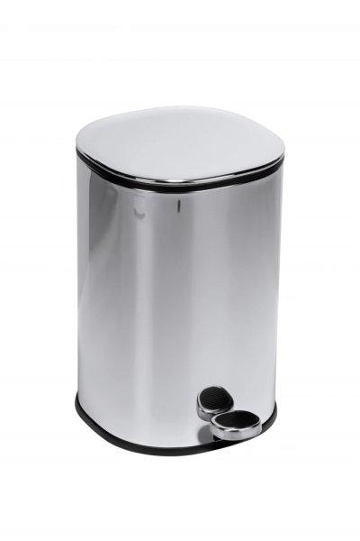 Pedálos szemetes COPEN 5 L, softclose fedéllel – króm tükör