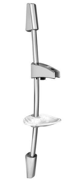 MINOTTI ívelt zuhanyrúd 572, szappantartóval
