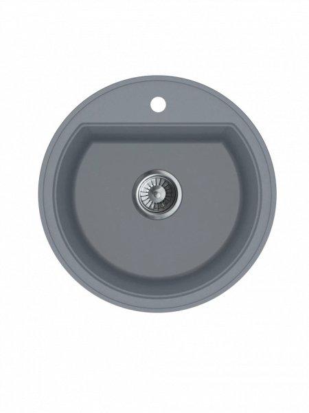 MILO ESSENCE gránit mosogatótálca fi 51 Diamond grey szifonnal