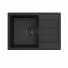 MILO METRO grnit mosogat 62x44 Lava stone, szifonnal