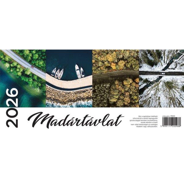 Asztali naptár képes, 325mmx155mm, álló tartóval 2026.