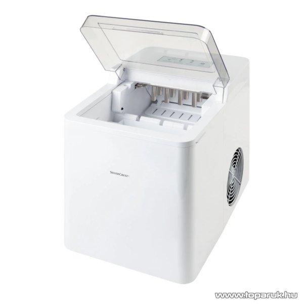 SilverCrest SEMK 105 B2 Háztartási jégkocka készítő gép (jégkockagép),
fehér, 105 W, 12 kg / 24 óra