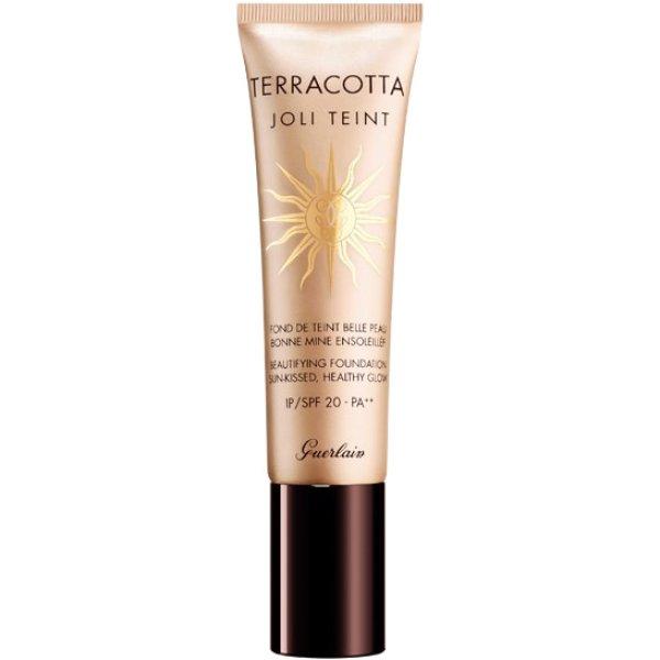 Guerlain Bronzosító és szépítő smink SPF 20 (Terracotta Joli Teint
Beautifying Foundation) 30 ml Ebony
