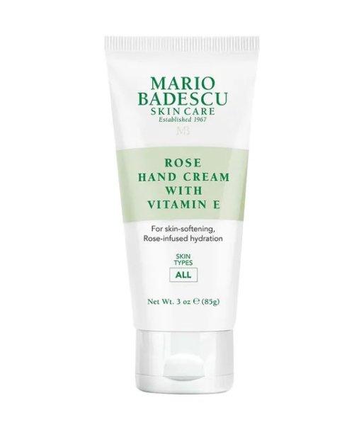 Mario Badescu Kézkrém E-vitaminnal (Rose Hand Cream with Vitamin E) 85 g