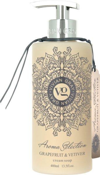 Vivian Gray Krémes folyékony szappan Aroma Selection Grapefruit & Vetiver
(Cream Soap) 400 ml