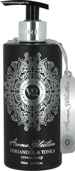 Vivian Gray Krémes folyékony szappan Aroma Selection Coriander & Tonka (Cream
Soap) 400 ml