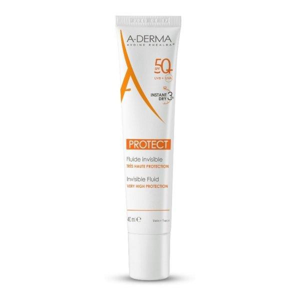 A-DERMA Védő fluid vegyes és zsíros bőrre SPF50+ Protect (Invisible Fluid)
40 ml