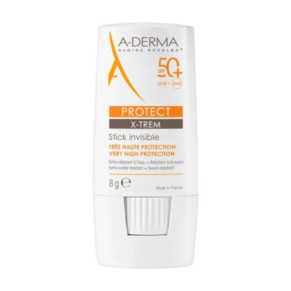 A-DERMA Fényvédő stick SPF 50+ Protect X-Trem (Invisible Sun Stick) 8 g