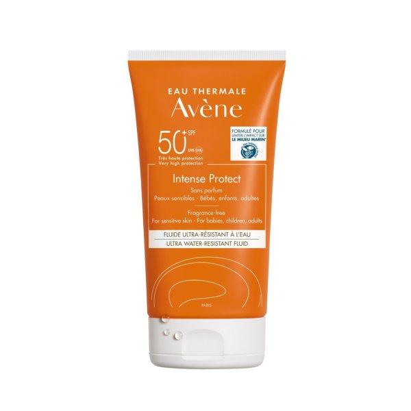 Avène Vízálló fényvédő fluid SPF 50+ Intense Protect (Ultra
Water-Resistant Fluid) 150 ml