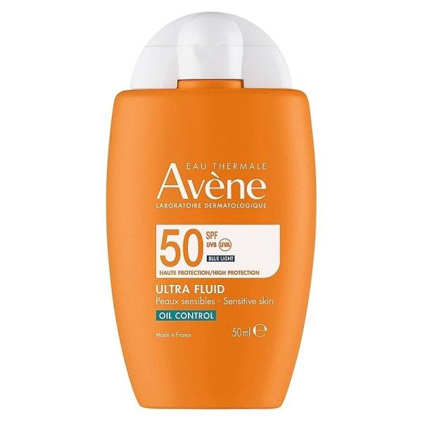 Avène Védő fluid zsíros bőrre SPF 50 Oil Control (Ultra Fluid) 50 ml