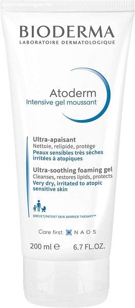 Bioderma Tusfürdő a mindennapi nyugtató és tisztító ápoláshoz Atoderm
(Intensive Gel Moussant Ultra Rich) 200 ml