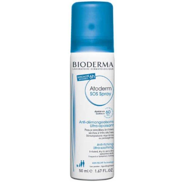 Bioderma Viszketést nyugtató Atoderm SOS Spray (Anti-Itching Ultra-Soothing)
200 ml