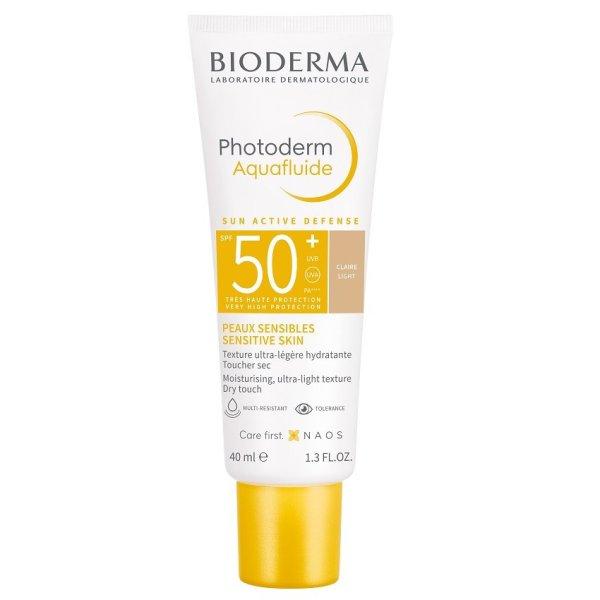 Bioderma Fényvédő krém SPF 50+ Photoderm Aquafluide 40 ml Light