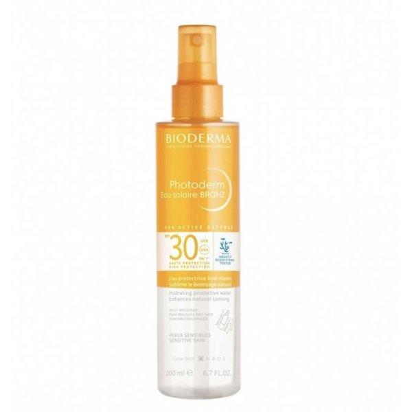 Bioderma Fényvédő spray SPF 30 Photoderm (Hydrating Protective Water) 200 ml