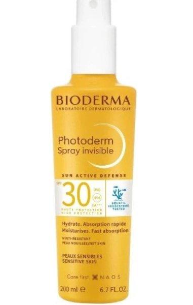 Bioderma Fényvédő spray érzékeny bőrre SPF 30+ Photoderm (Invisible Spray)
200 ml