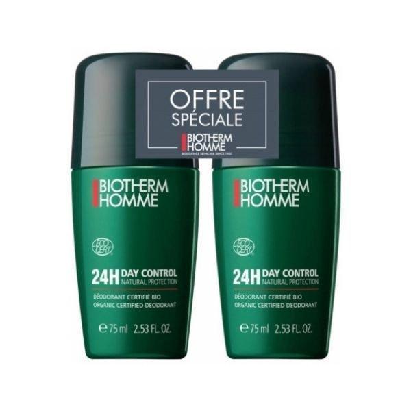 Biotherm Golyós dezodor készlet Homme (24H Day Control) 2 x 75 ml