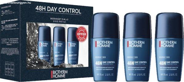 Biotherm Golyós dezodor szett 48H Day Control Trio 3 x 75 ml