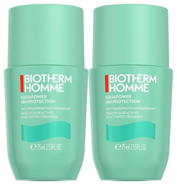 Biotherm Golyós izzadásgátló szett Homme Aquapower
