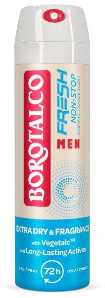 Borotalco Dezodor spray férfiaknak Fresh Oceanic Woods (Deo Spray) 150 ml