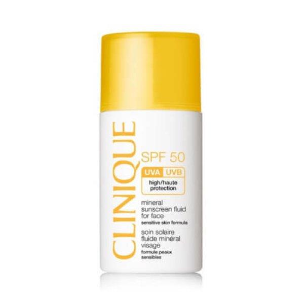 Clinique Ásványi fényvédő fluid arcra SPF 50 (Mineral Sunscreen Fluid For
Face) 30 ml