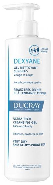 Ducray Ultra tápláló mosakodógél Dexyane (Ultra-Rich Cleansing Gel) 400 ml