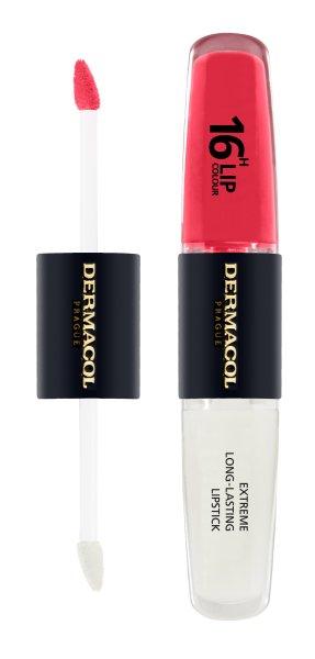 Dermacol Hosszantartó kétfázisú ajakszínező és szájfény 16H Lip Colour
(Extreme Long-Lasting Lipstick) 4 + 4 ml 36
