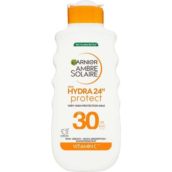 Garnier Fényvédő krém SPF 30 Ambre Solaire Hydra 24h Protect (High
Protection Milk) 175 ml