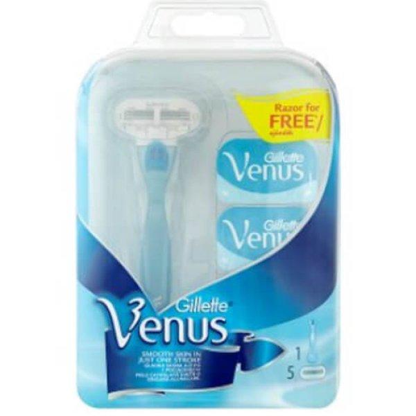 Gillette Tartalék borotvafejek 4 db + borotva Venus