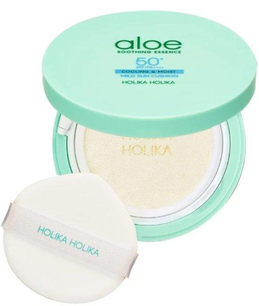 Holika Holika Szivacsos fényvédő SPF 50+ Aloe Soothing Essence (Mild Sun
Cushion) 25 g
