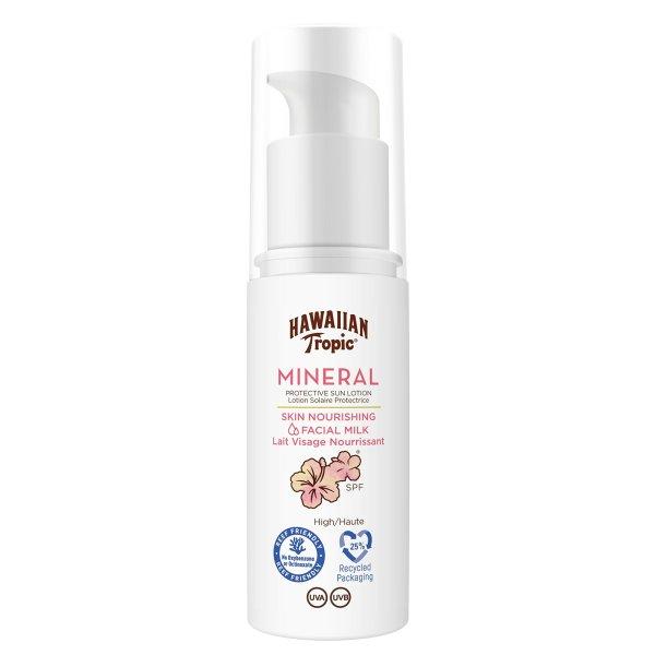 Hawaiian Tropic Hidratáló naptej arcra Mineral Skin Nourishing SPF 30 (Face
Milk) 50 ml