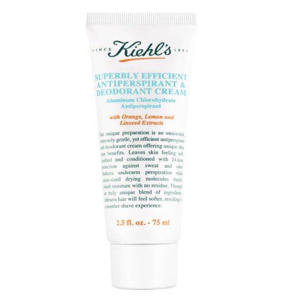 Kiehl's Illat nélküli krémes izzadásgátló (Superbly Efficient
Antiperspirant and Deodorant Cream) 75 ml